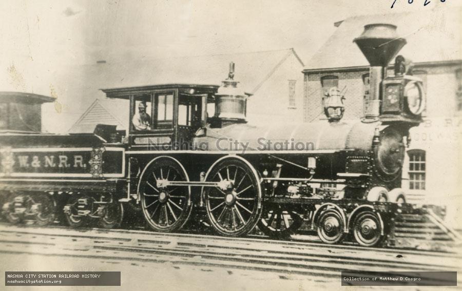 Postcard: Worcester & Nashua Railroad #4